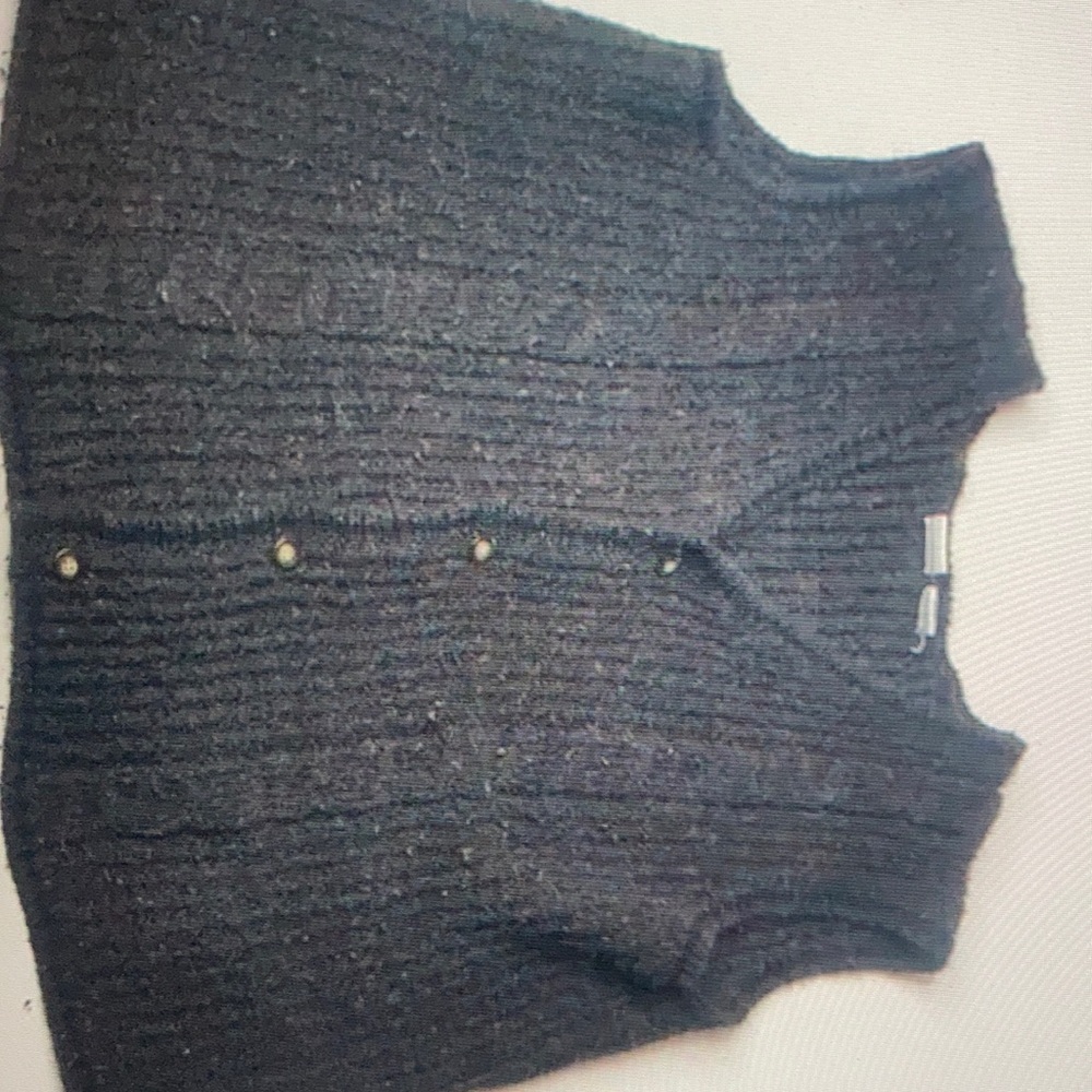 Field Gear Kids Knit button up wool Blend vest